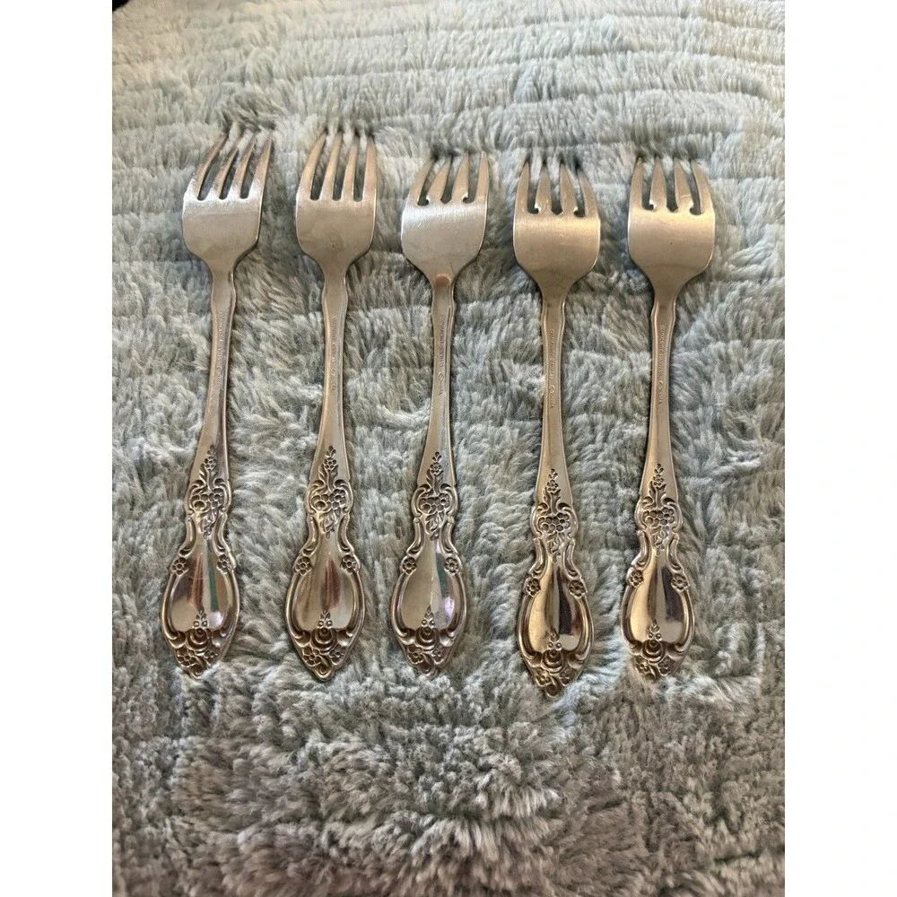 Lot Of 4 Forks Oneida Community Stainless LOUISIANA